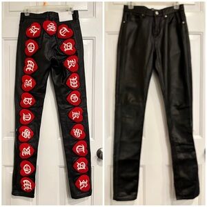 Wokstar Official Size 28 Chenille Patch Coated Denim